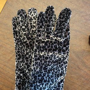 Cejon Thinsulate Silver leopard Gloves